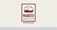 Desktop Screenshot of mainzer-weinsalon.de